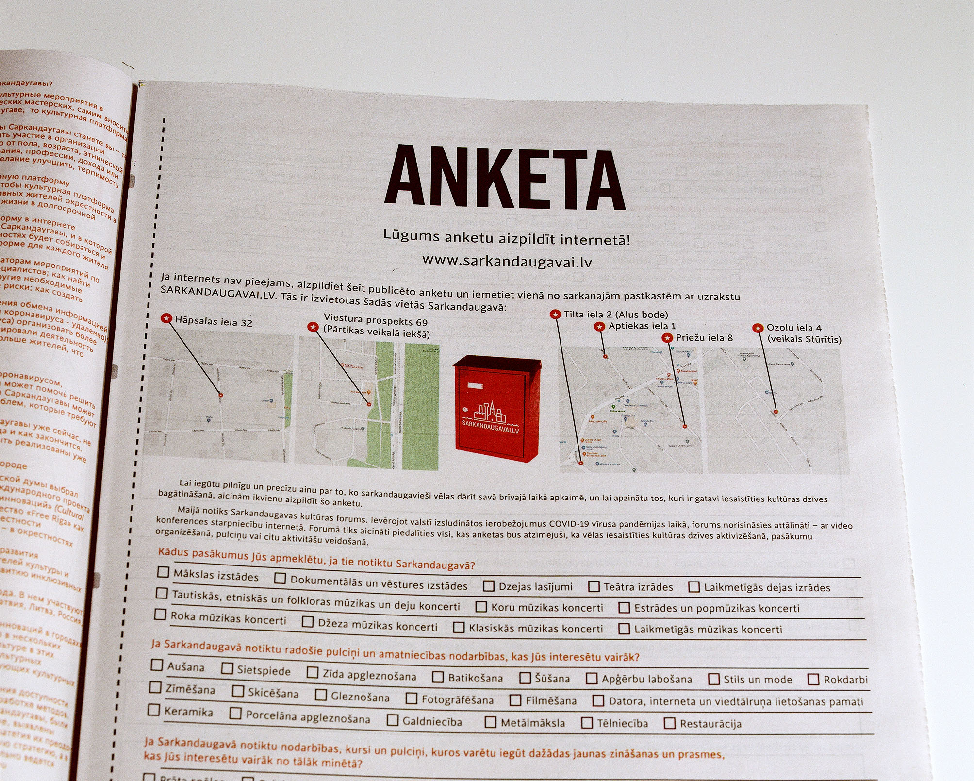 Sarkandaugaviešu aptaujas atbildes 2020 (LV)